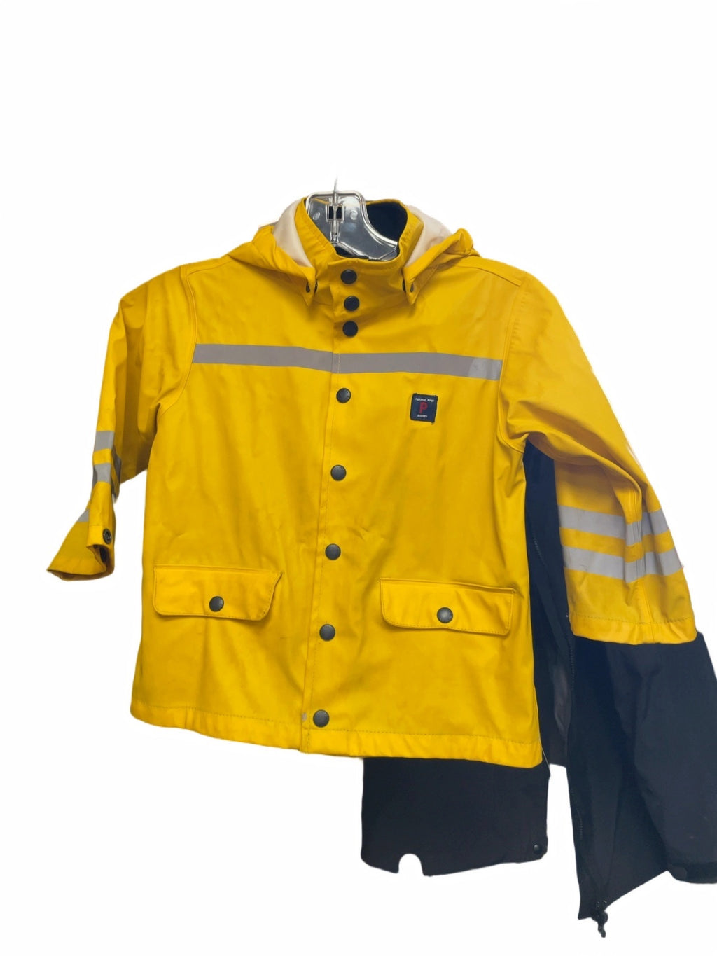 Polarn O. Pyret Rain Jacket Size 2-4 YRS Yellow