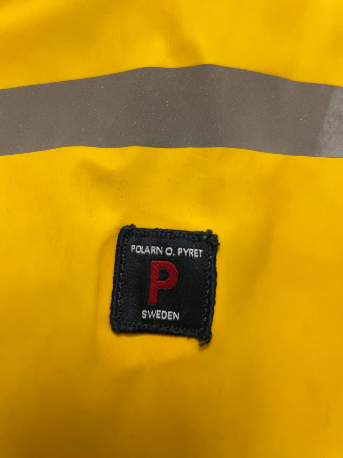 Polarn O. Pyret Rain Jacket Size 2-4 YRS Yellow