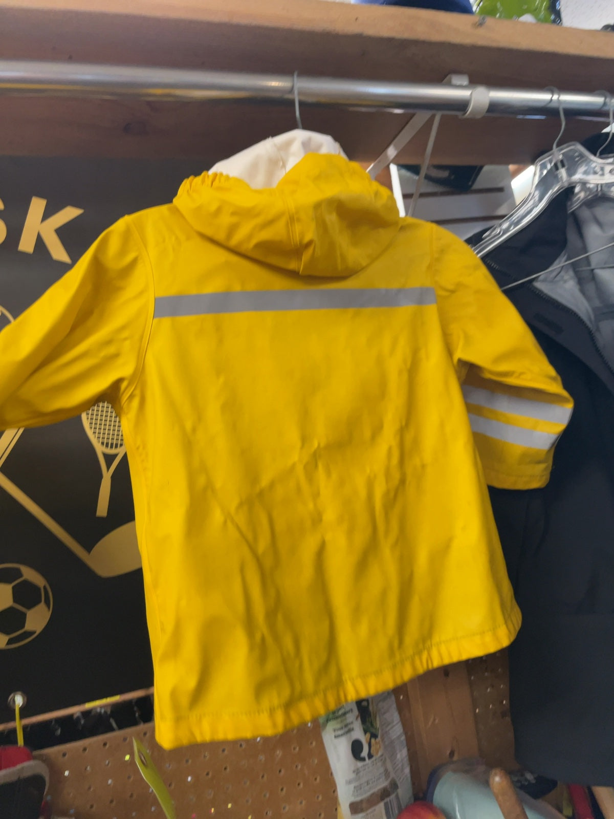 Polarn O. Pyret Rain Jacket Size 2-4 YRS Yellow