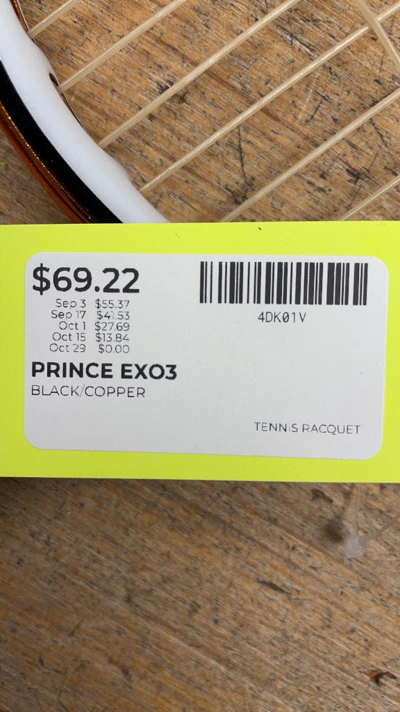 Prince EXO3 Tour Team Tennis Racquet
