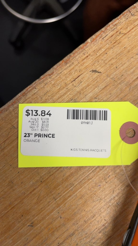 Prince Play+Stay 23" Kids Tennis Racquet - Orange