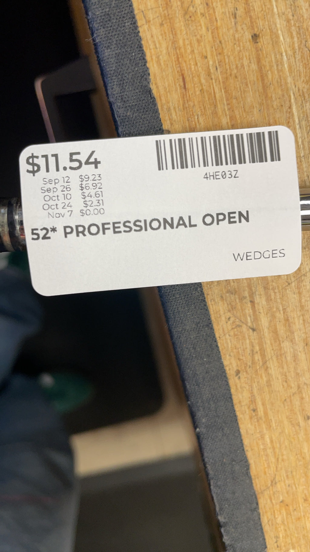 Professional Open Series 690 52° Gap Wedge