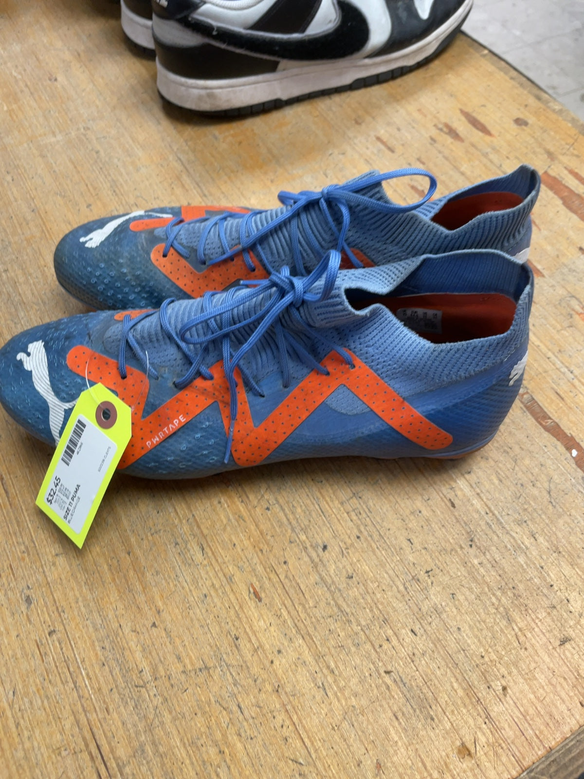 Puma Future Size 11 US Blue/Orange Soccer Cleats