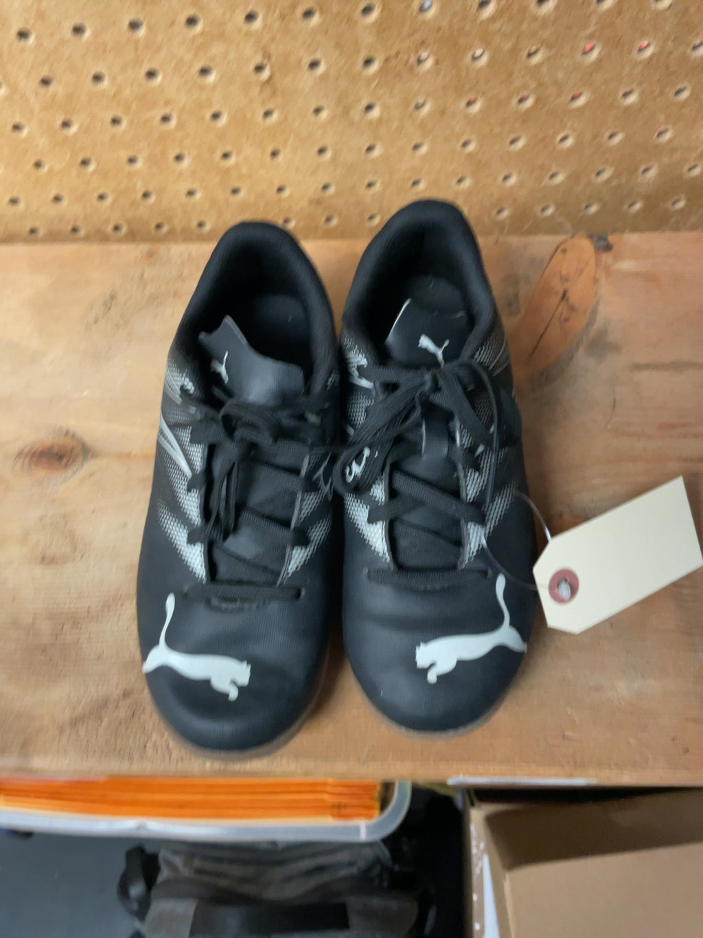 Puma Indoor Soccer Cleats Size 2 Black/Brown