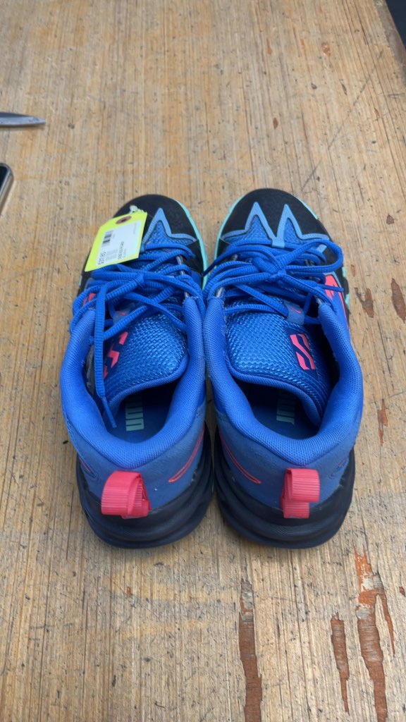 Puma MB.01 Basketball Shoes Size 8.5 Blue/Pink