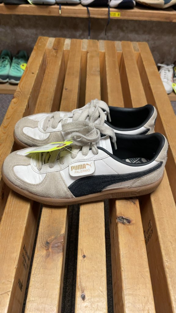 Puma Palermo Sneakers White/Black Size 7