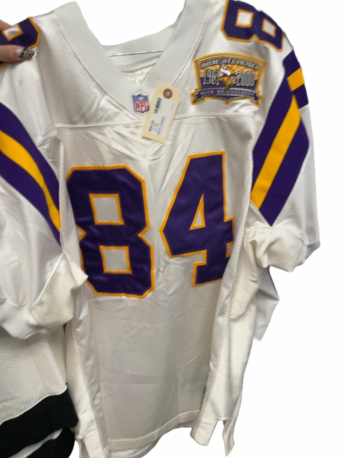 Puma Randy Moss Minnesota Vikings Size XL 40th Anniversary Jersey