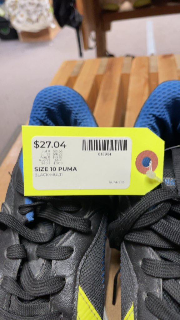 Puma RS-X Runners - Black/Multi - Size 10