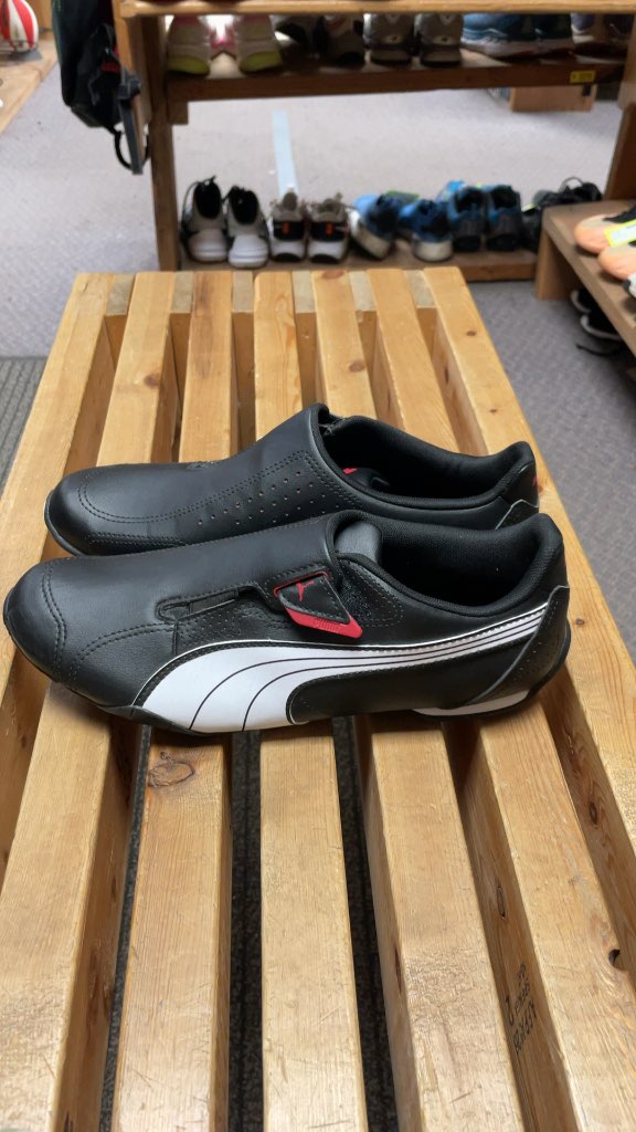 Puma Sneakers Size 9.5 Black/White/Red