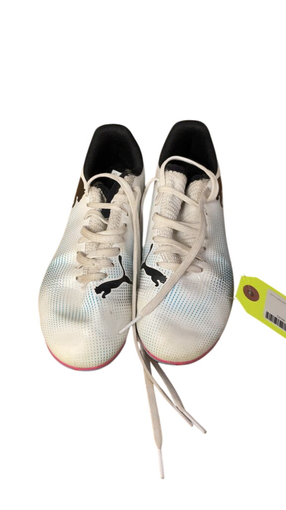 Puma Soccer Cleats Size 1 White/Blue