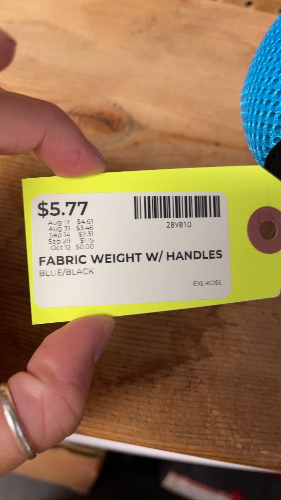 Pure Athletics Fabric Weight with Handles