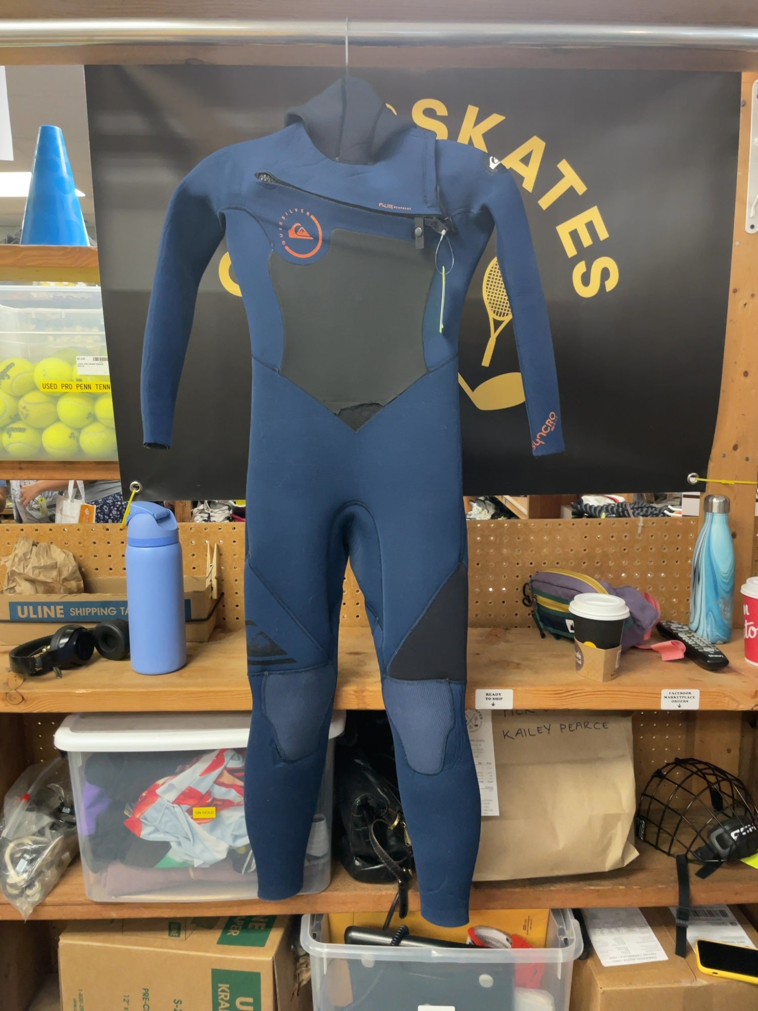 Quiksilver Syncro Junior 10 5/4mm Wetsuit - Navy