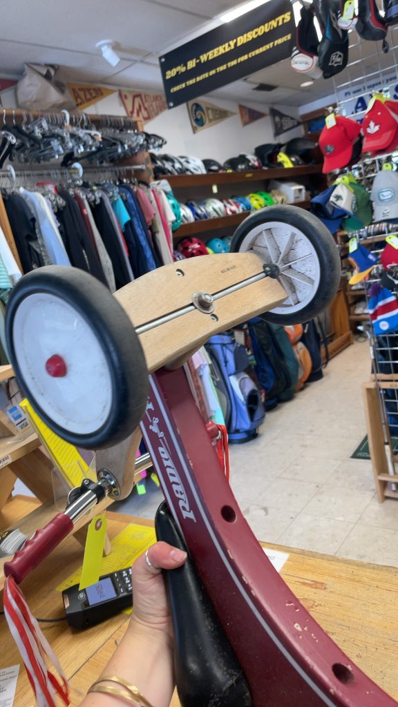 Radio Flyer Wooden Ride-On Scooter