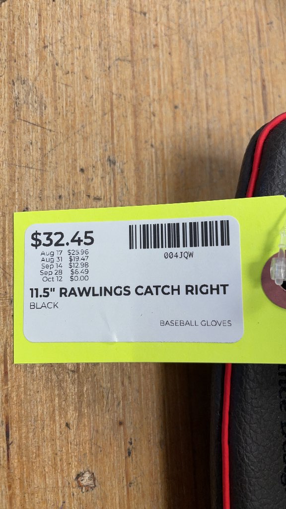 Rawlings 11.5" EBLB5 Baseball Glove - Catch Right