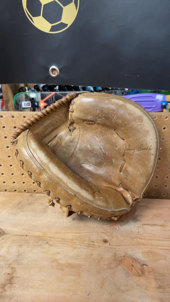 Rawlings Johnny Bench Pro Design Left-Hand Throw Catcher's Mitt