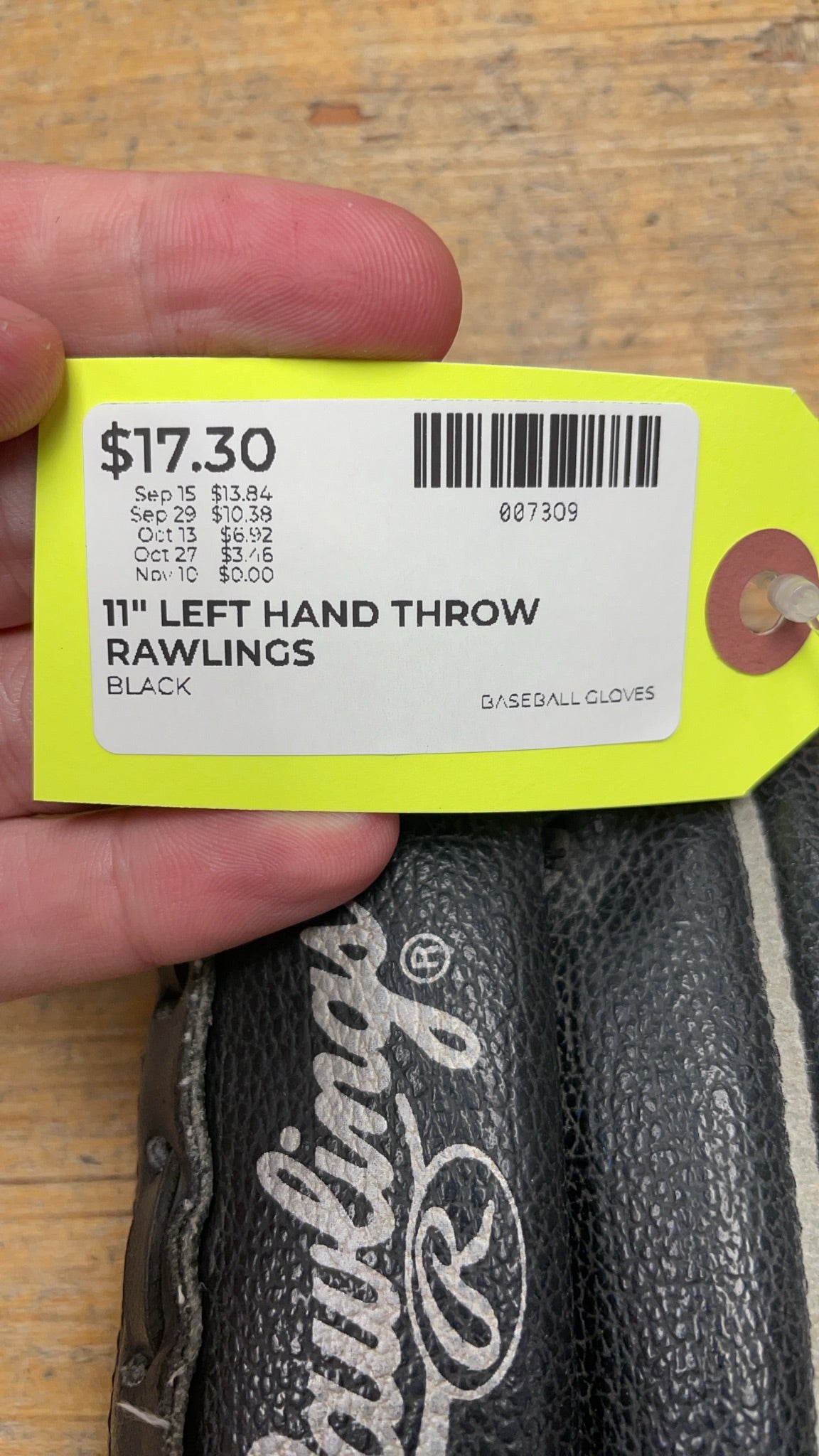 Rawlings PL11 11" Left Hand Throw Baseball Glove