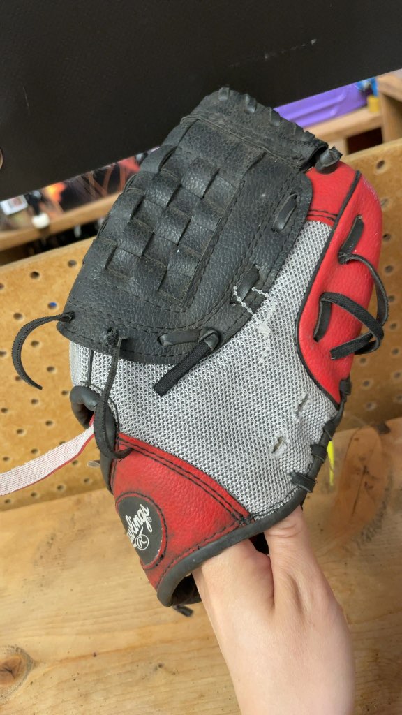 Rawlings Players Series 10" Baseball Glove - Red/Black