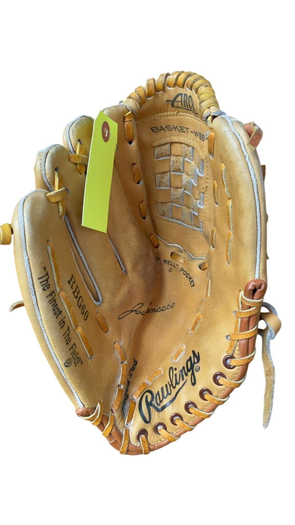 Rawlings RBG60 12" Jose Canseco Signature Basket-Web Baseball Glove