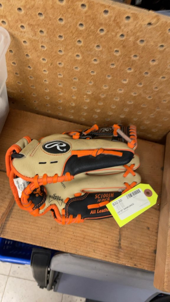 Rawlings Sure Catch SC100JH 10" Baseball Glove - LH Throw