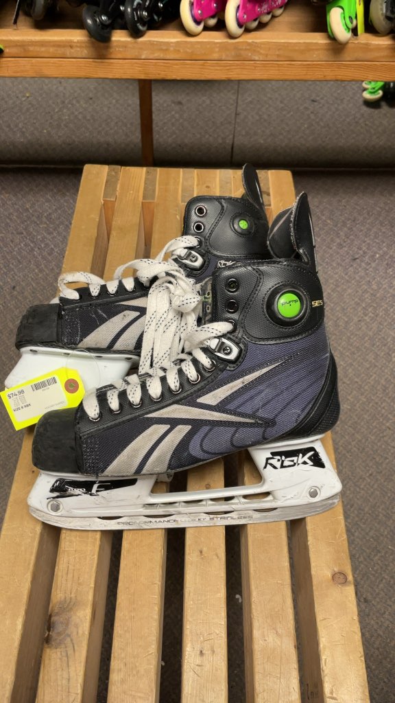 RBK 5K Pump Hockey Skates - Size 8