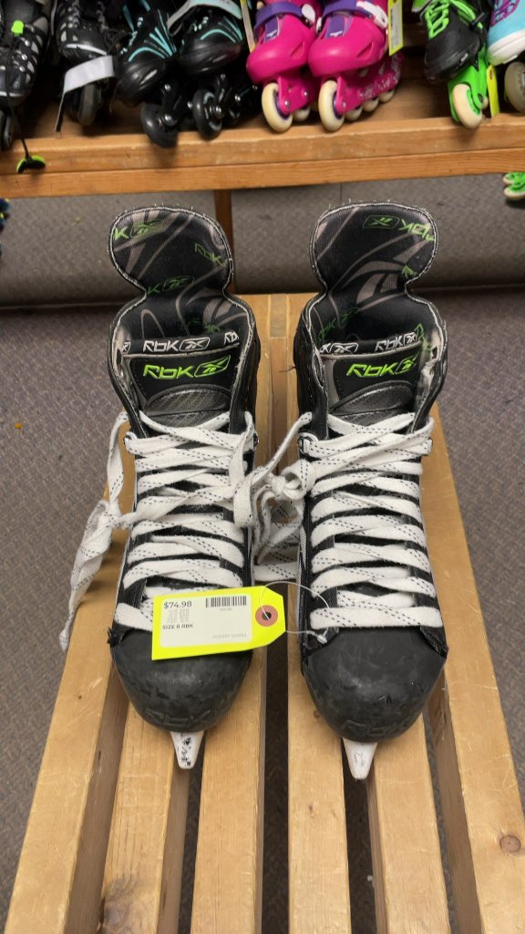 RBK 5K Pump Hockey Skates - Size 8