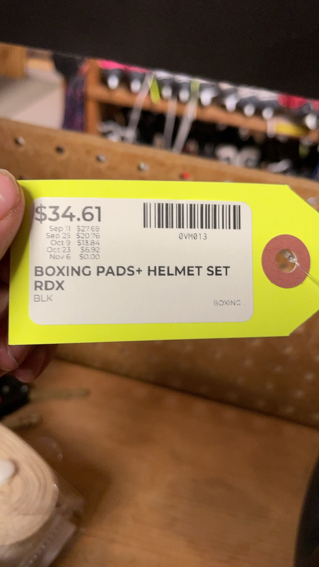 RDX Kara Boxing Pads and Helmet Set