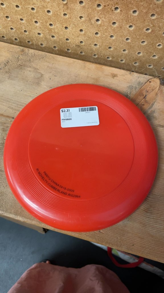 Red RI Novelty Frisbee