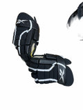 Reebok 13" Hockey Gloves - Black/White
