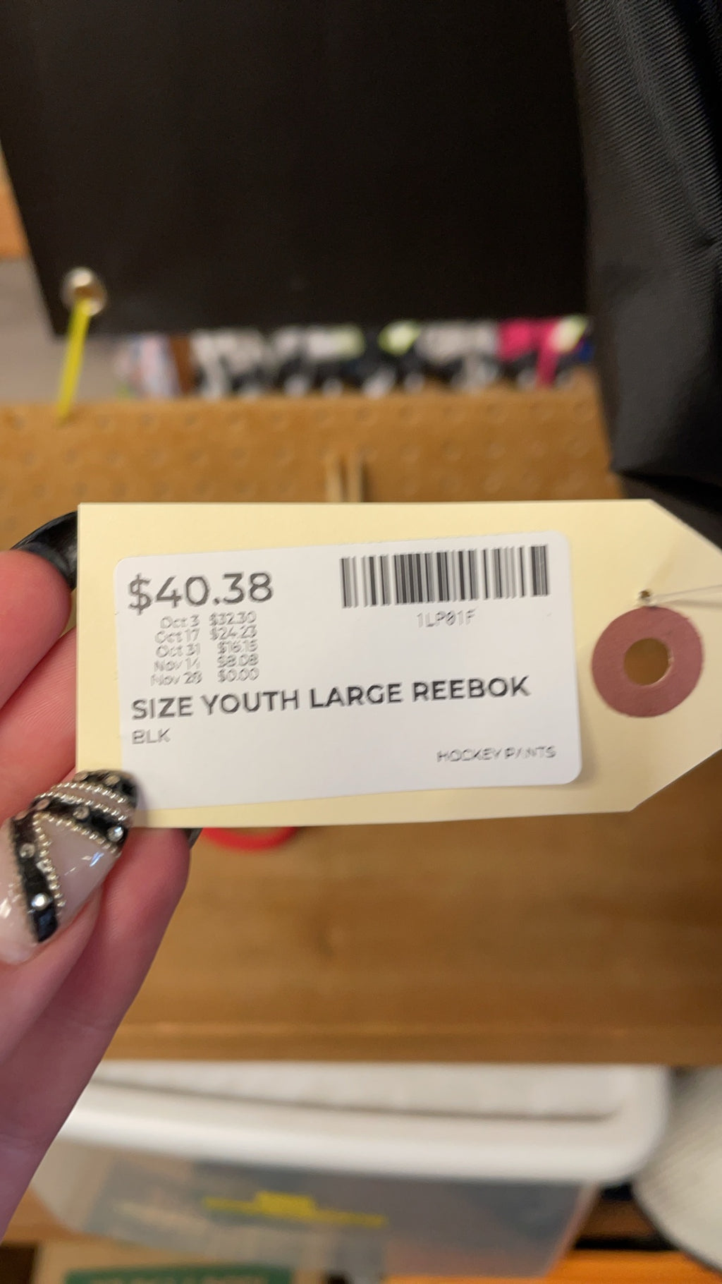 Reebok 14K Youth Large Hockey Pants