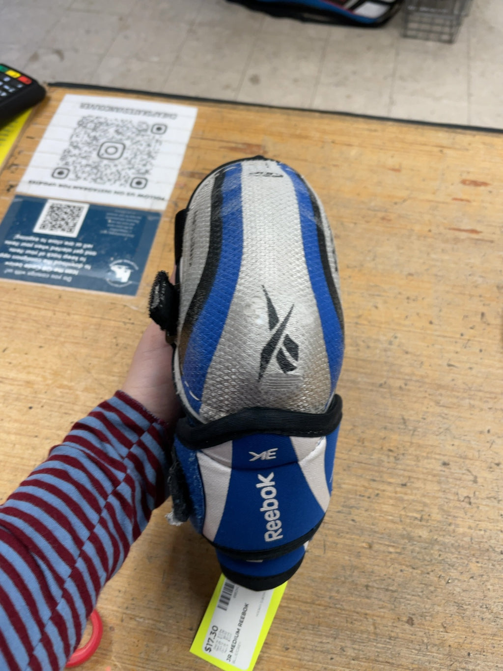 Reebok 3K Junior Medium Hockey Elbow Pads