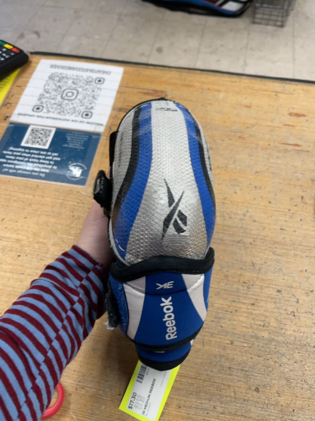 Reebok 3K Junior Medium Hockey Elbow Pads