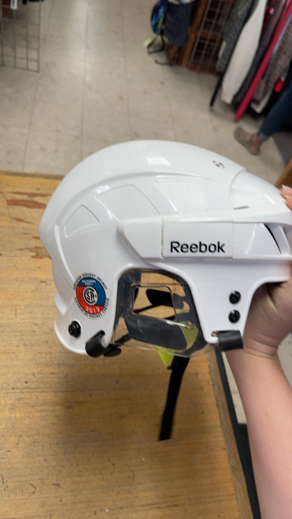 Reebok 5K Hockey Helmet - White (51-56cm)