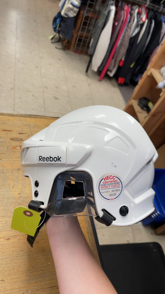 Reebok 5K Hockey Helmet - White (51-56cm)