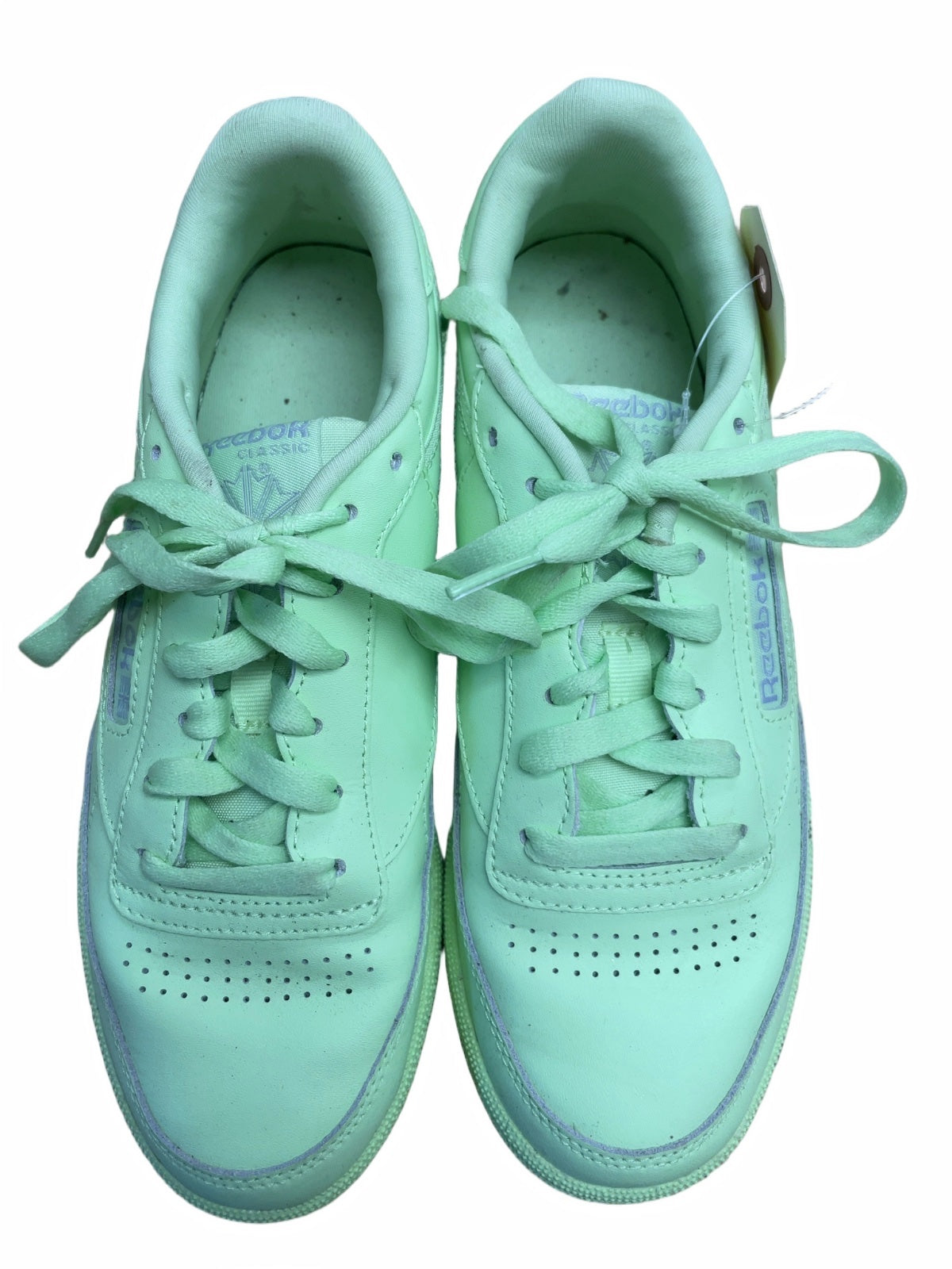 Reebok Classic Size 7.5 USA Green Sneakers