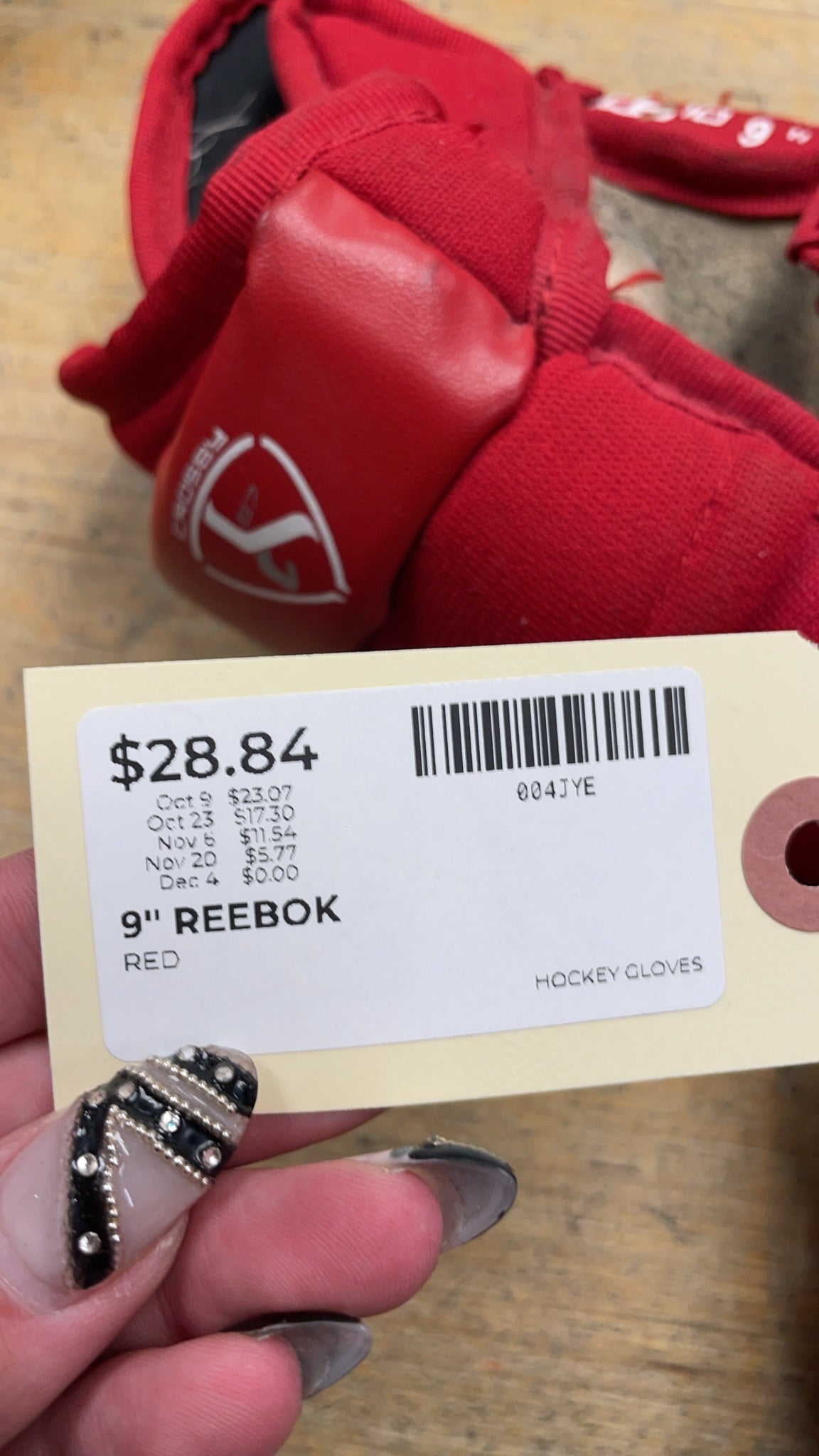 Reebok Crosby 9" Hockey Gloves