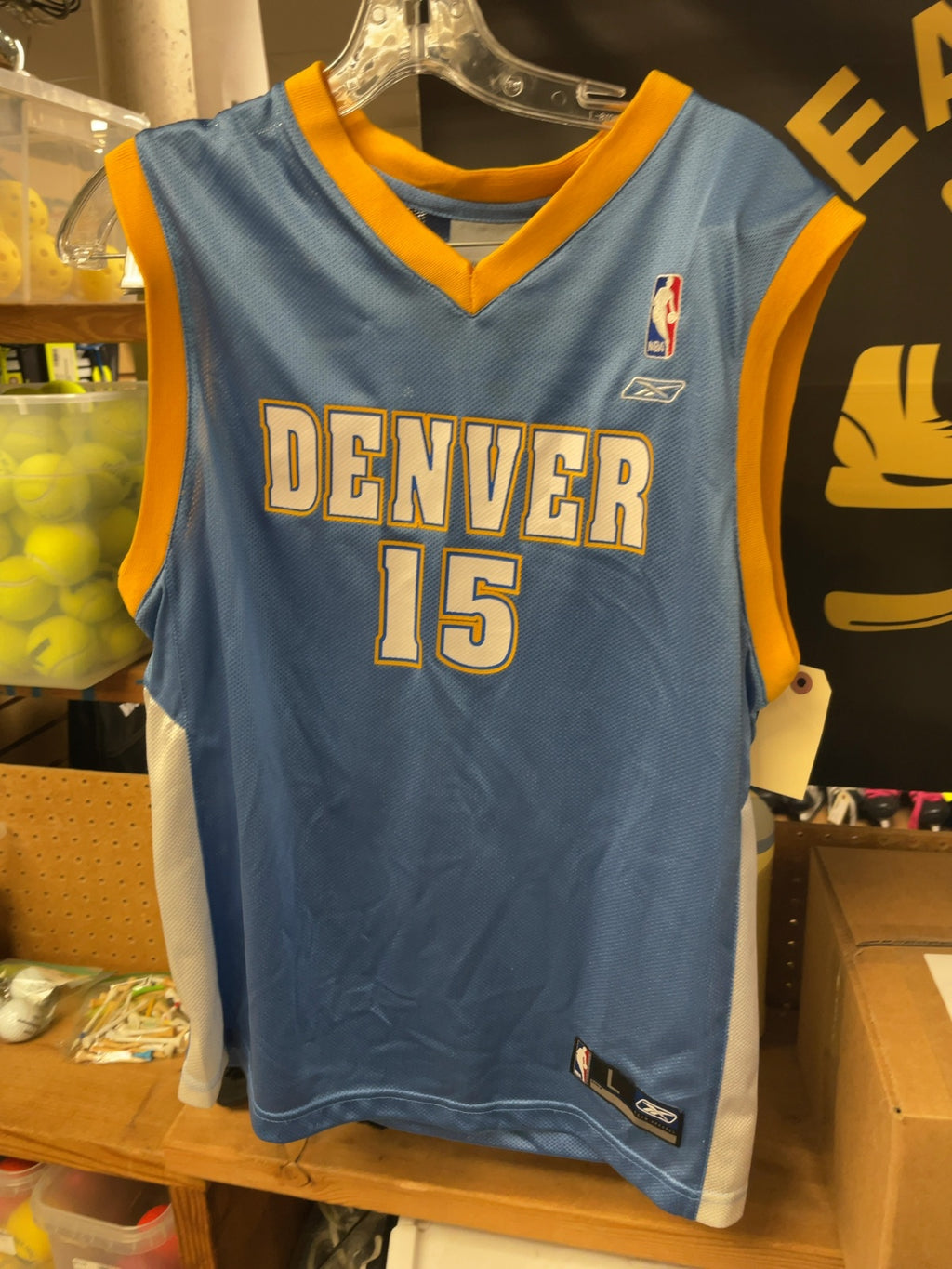 Reebok Denver Nuggets Carmelo Anthony #15 Jersey Junior L (14/16)