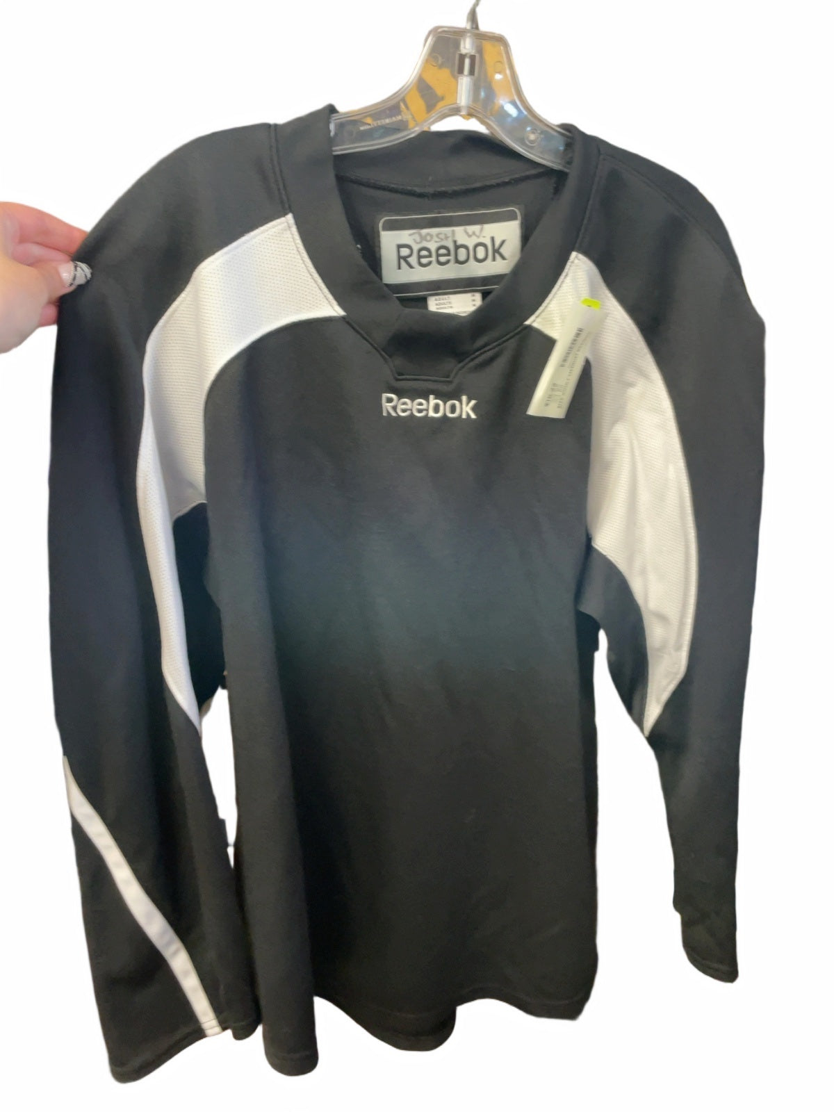 Reebok Hockey Jersey Adult Medium Black