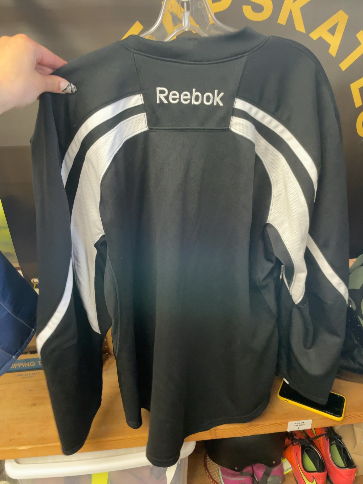 Reebok Hockey Jersey Adult Medium Black