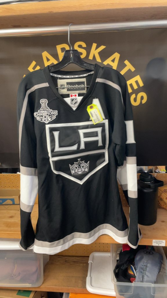 Reebok LA Kings Anze Kopitar #11 2014 Stanley Cup Champions Hockey Jersey