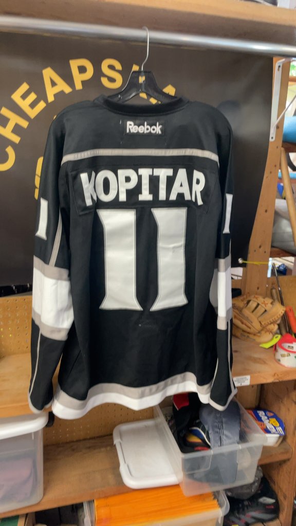 Reebok LA Kings Anze Kopitar #11 2014 Stanley Cup Champions Hockey Jersey