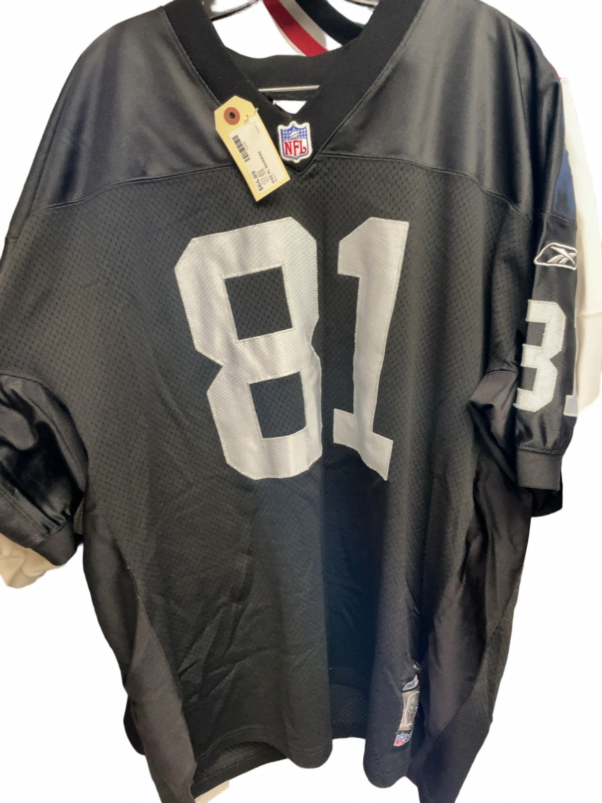 Reebok Tim Brown Oakland Raiders #81 Jersey XL Black