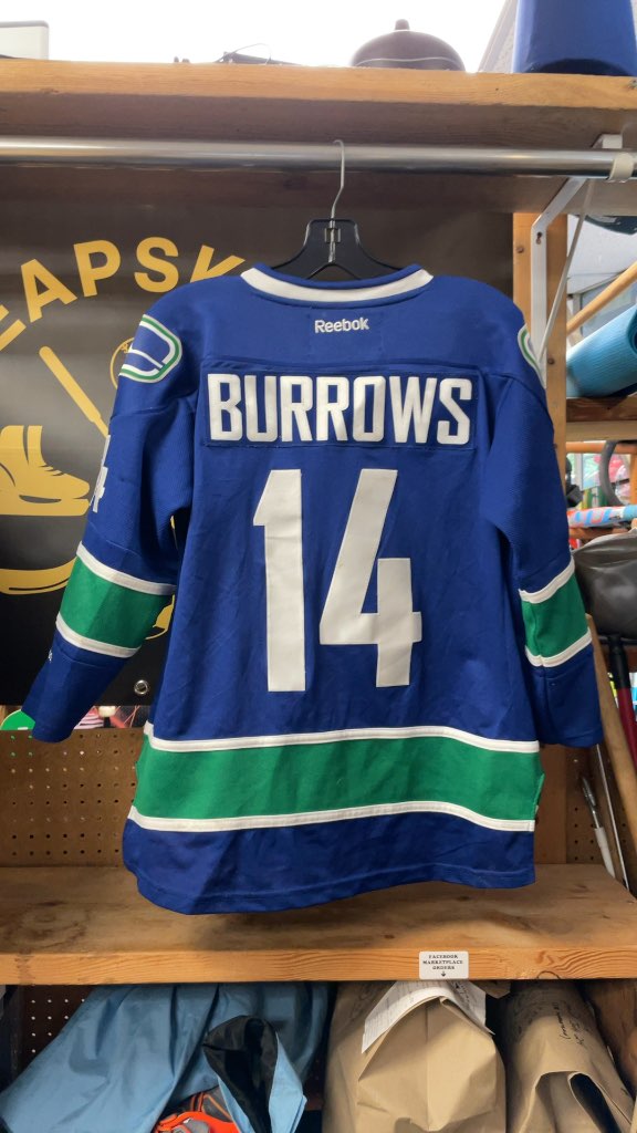 Reebok Vancouver Canucks Alex Burrows #14 Hockey Jersey