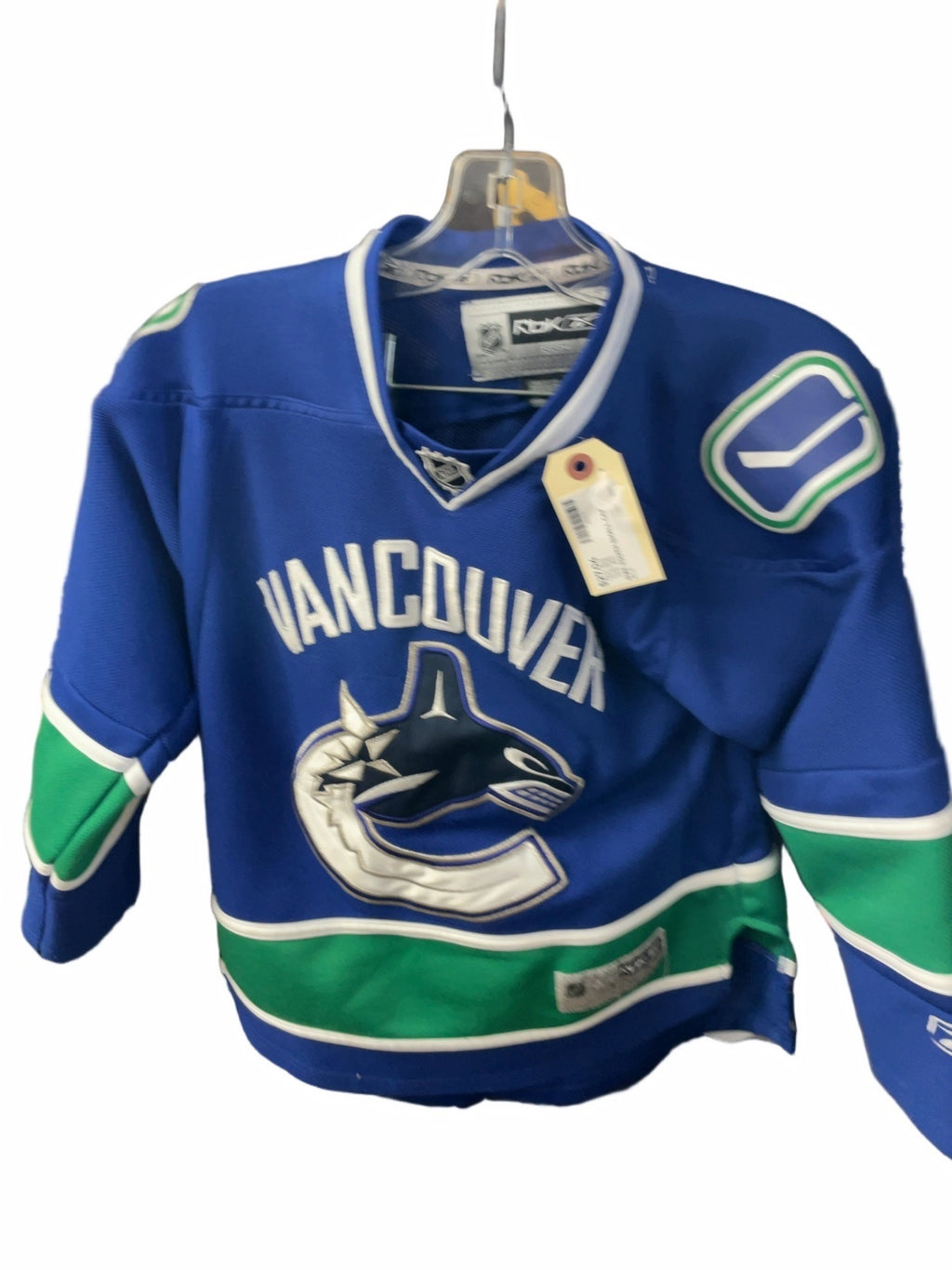 Reebok Vancouver Canucks Youth S/M NHL Hockey Jersey