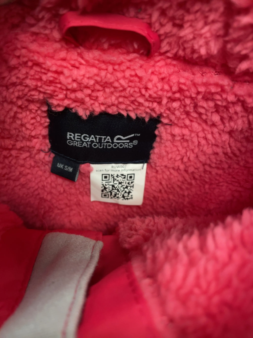 Regatta Sailing Jacket UK S/M Pink Hydrafort