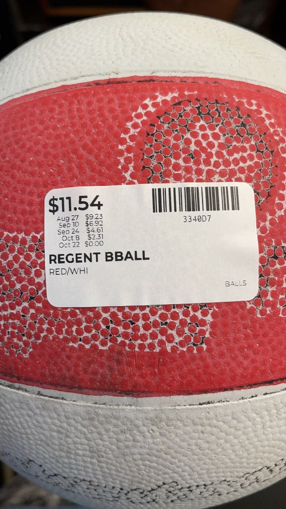 Regent Basketball Red/White