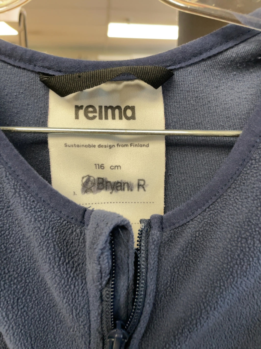 Reima Fleece-Lined Rain Bibs 116 cm Blue