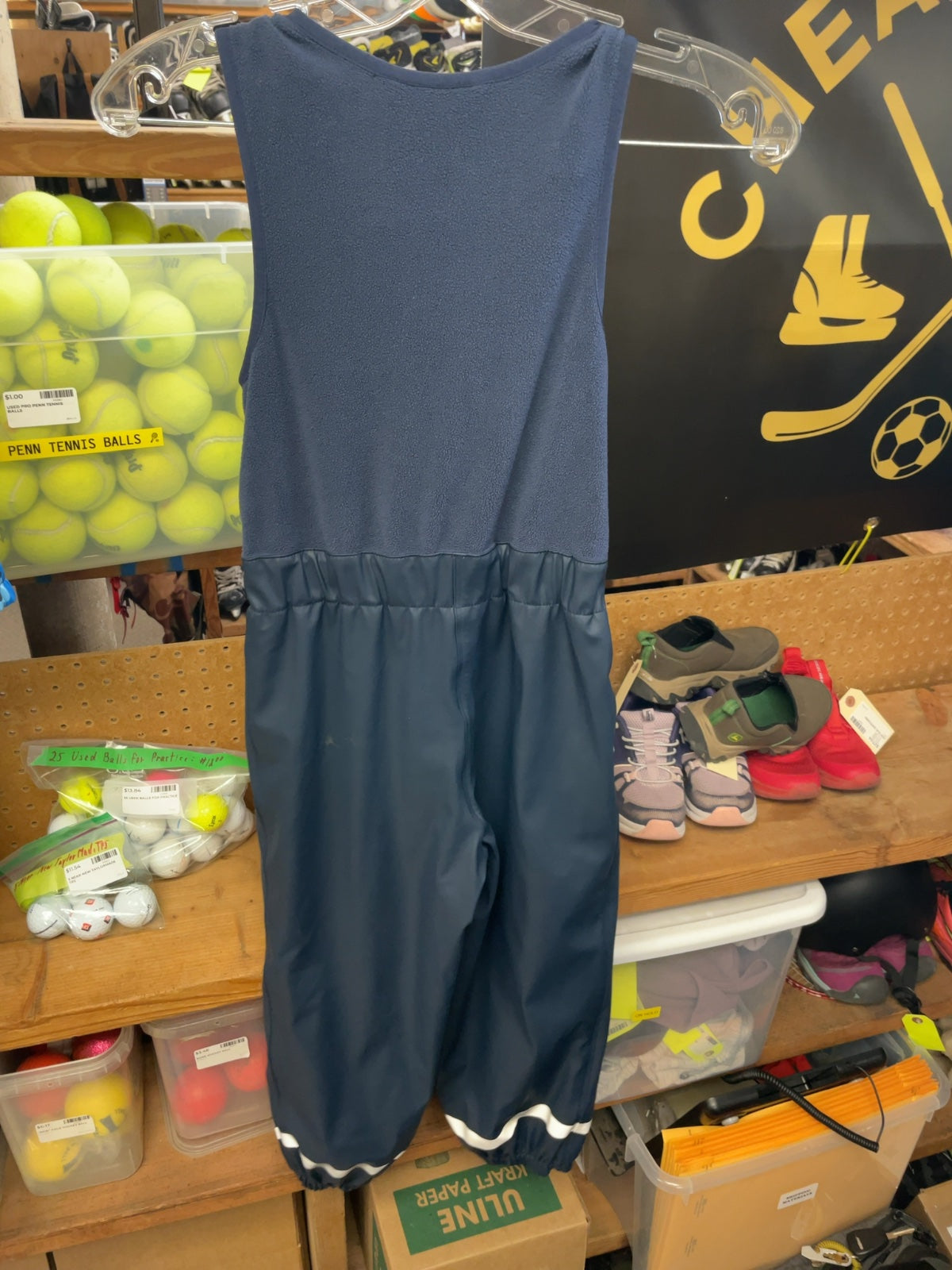 Reima Fleece-Lined Rain Bibs 116 cm Blue