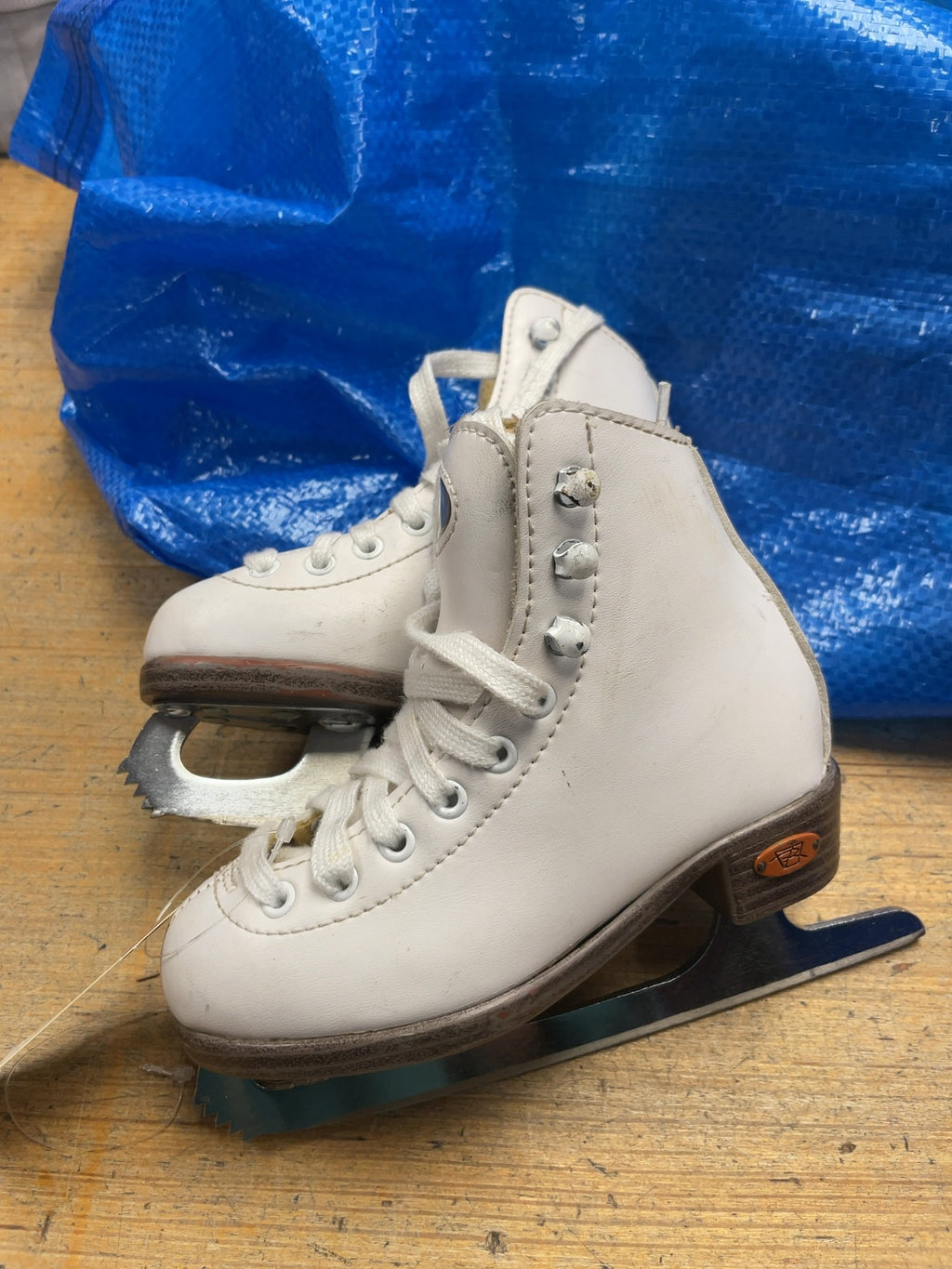 Riedell Figure Skates Size 10C White
