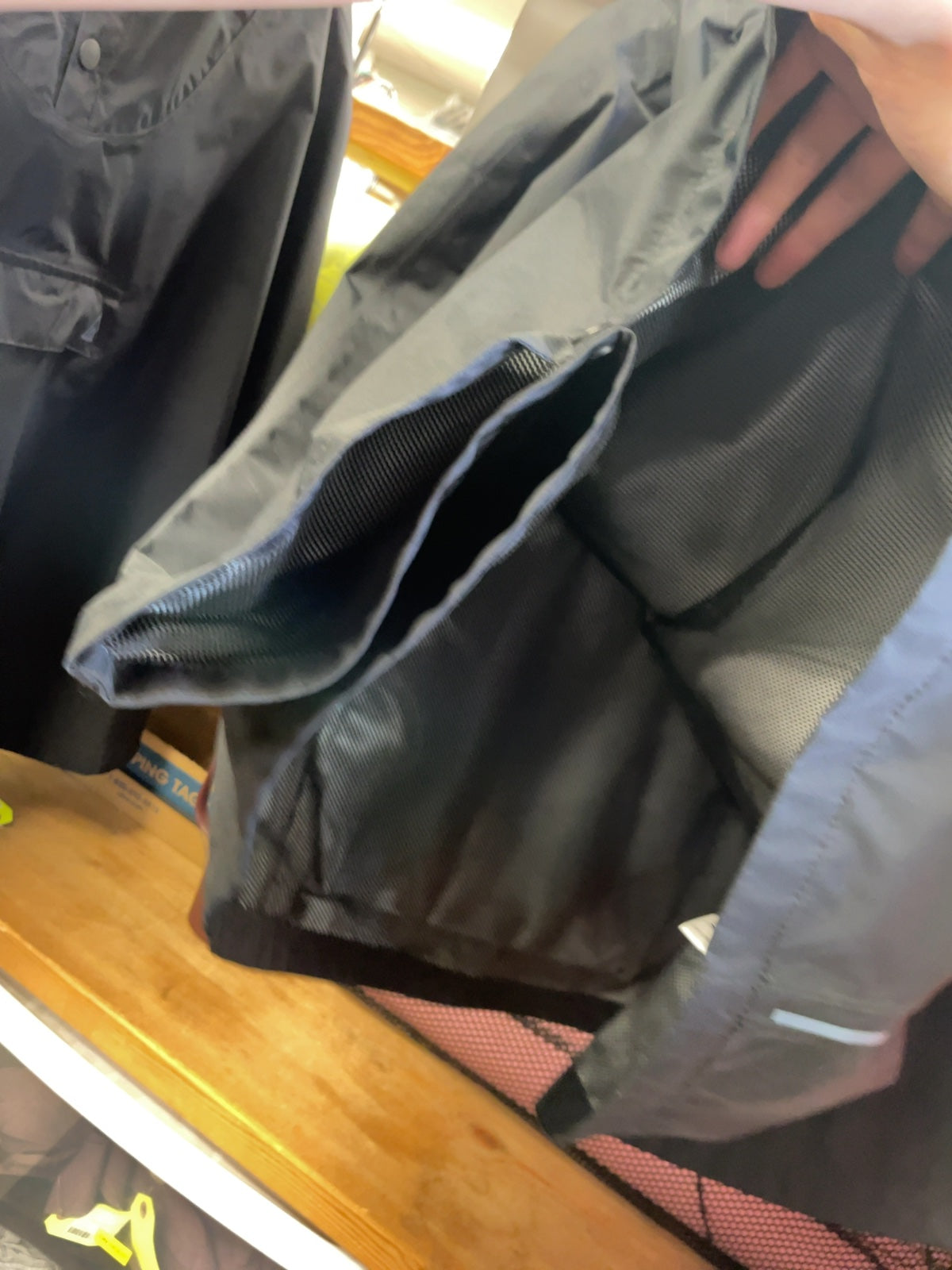 Ripzone Poncho Size Small Black Rain Jacket