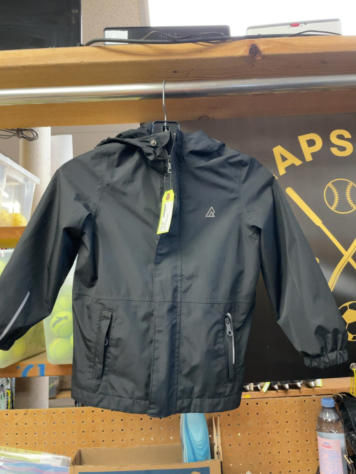 Ripzone Rain Jacket JR 8/10 Black